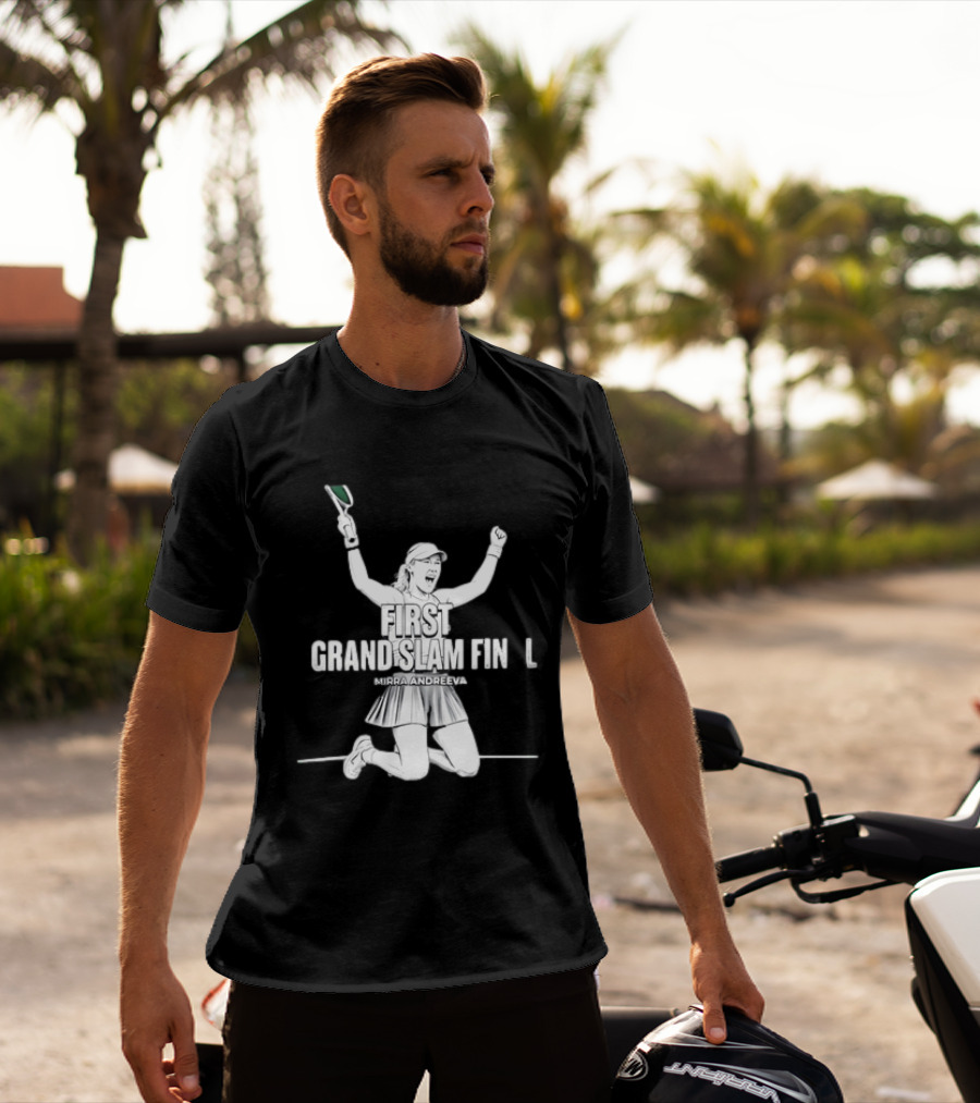 Mirra Andreeva First Grand Slam Final Celebration T-Shirt
