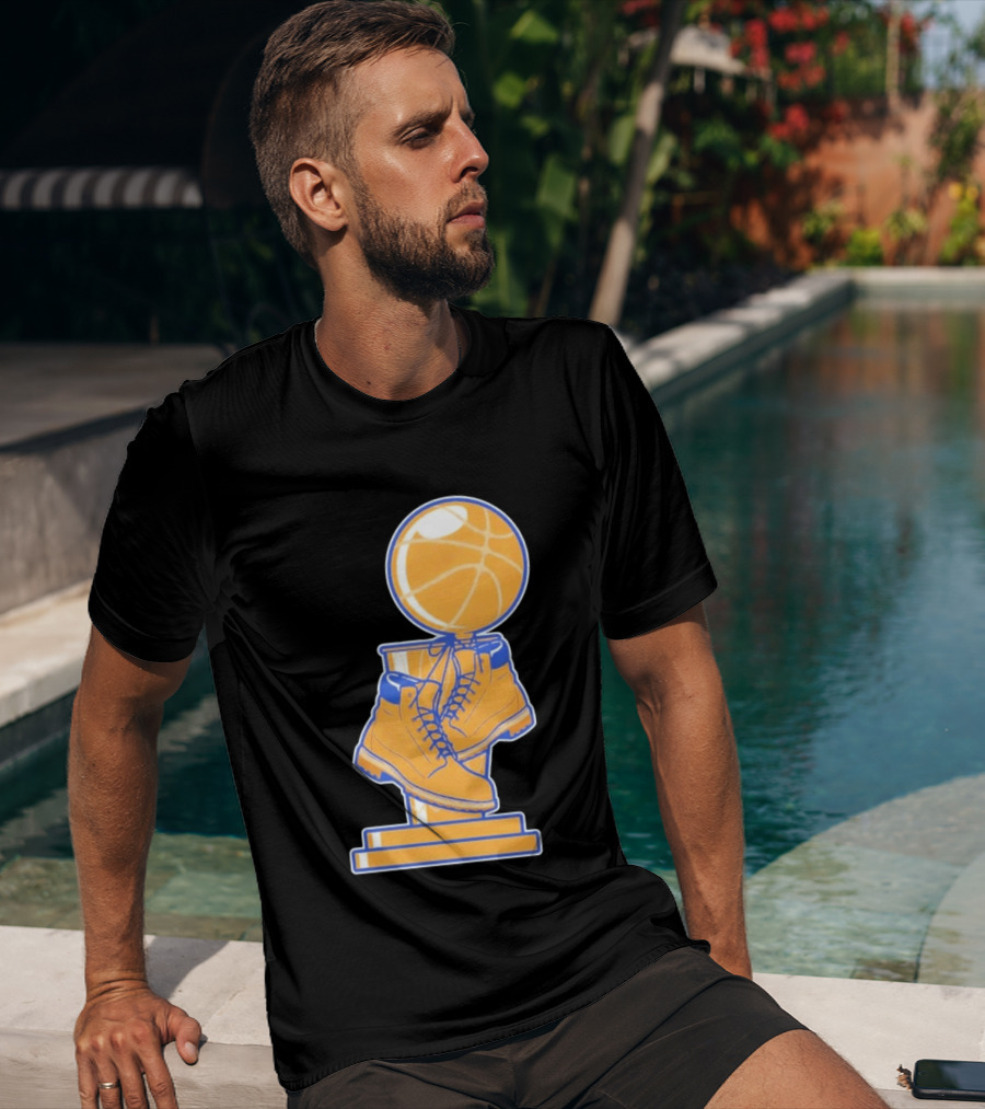 NY Basketball Trophy Timberland Boots T-Shirt