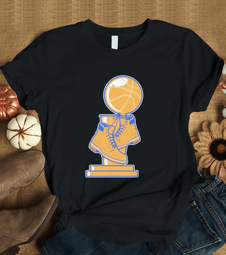 NY Basketball Trophy Timberland Boots T-Shirt