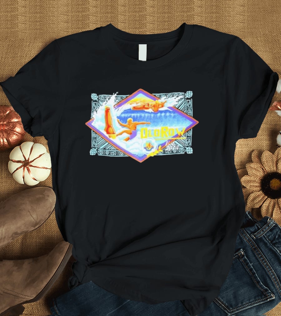 Old Row Surfing Beer Bottle Wave Coastal Beach Life Ocean 2014 T-Shirt