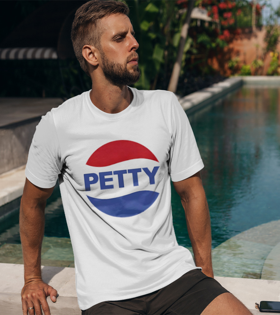 PETTY Pepsi Parody Red Blue T-Shirt