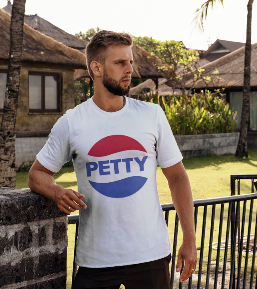 PETTY Pepsi Parody Red Blue T-Shirt