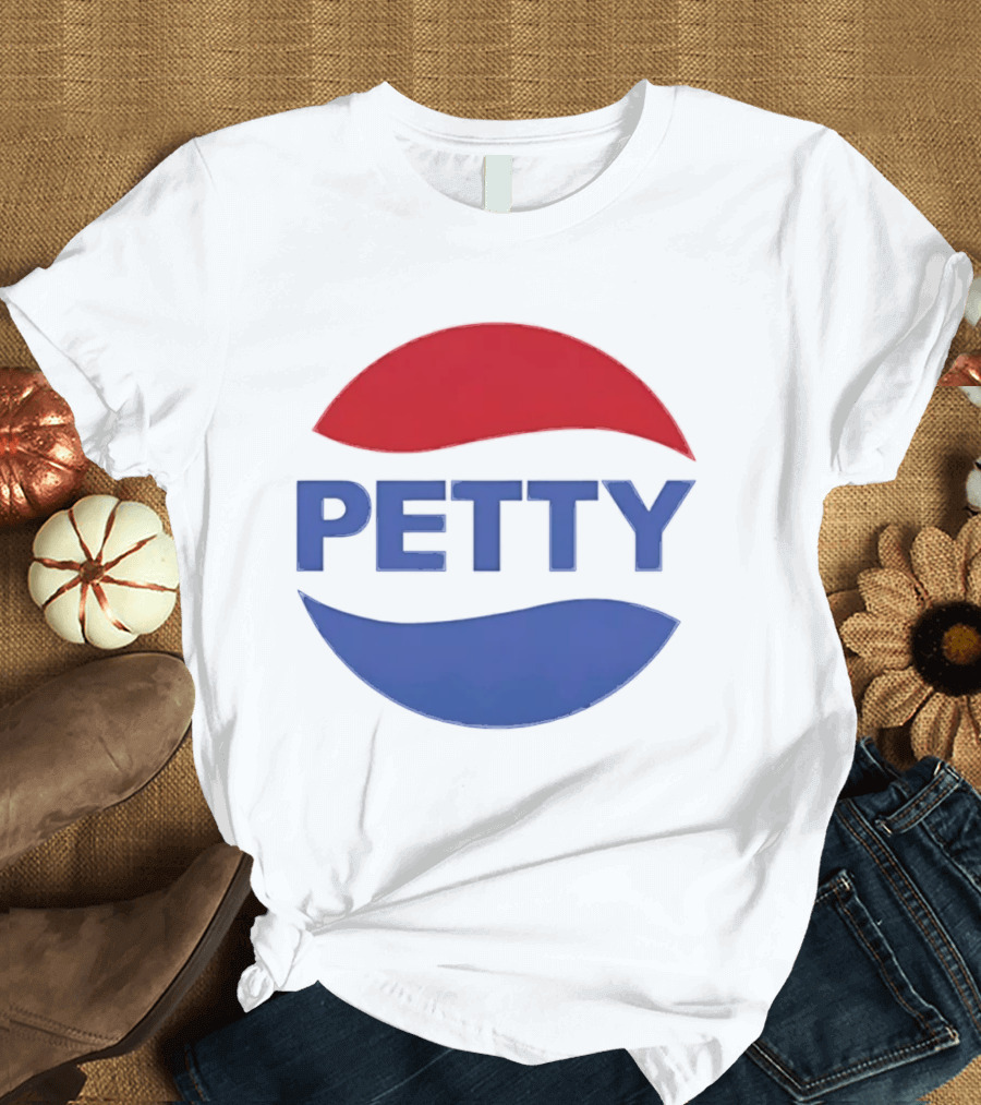 PETTY Pepsi Parody Red Blue T-Shirt