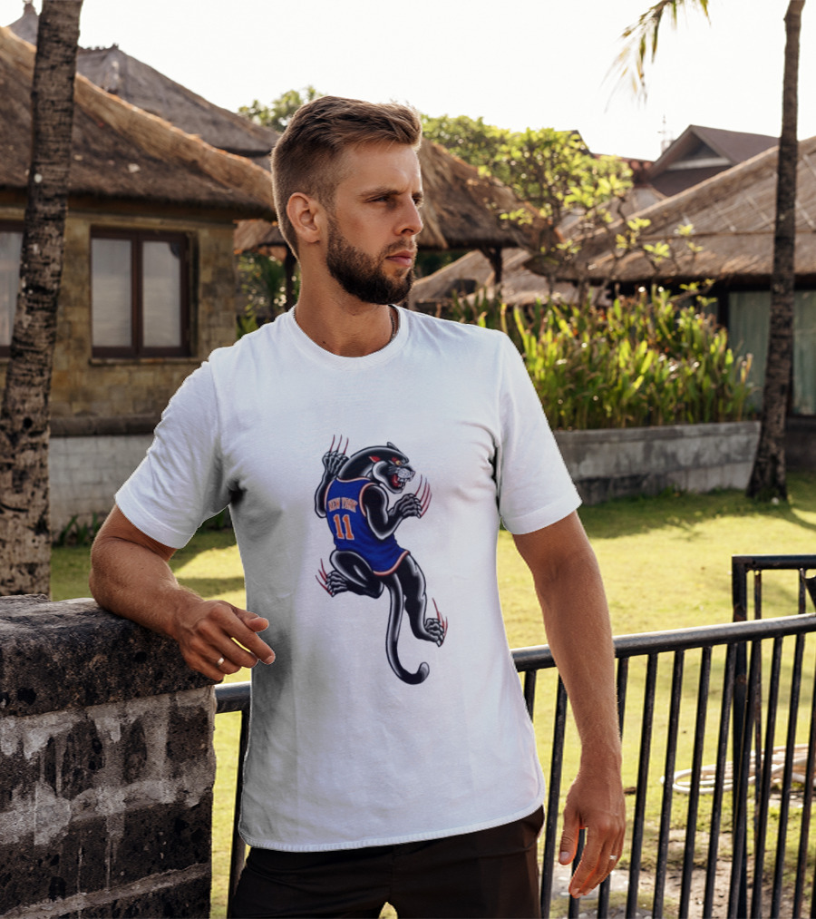 New York 11 Panther Clawing Back Sports Jersey T-Shirt