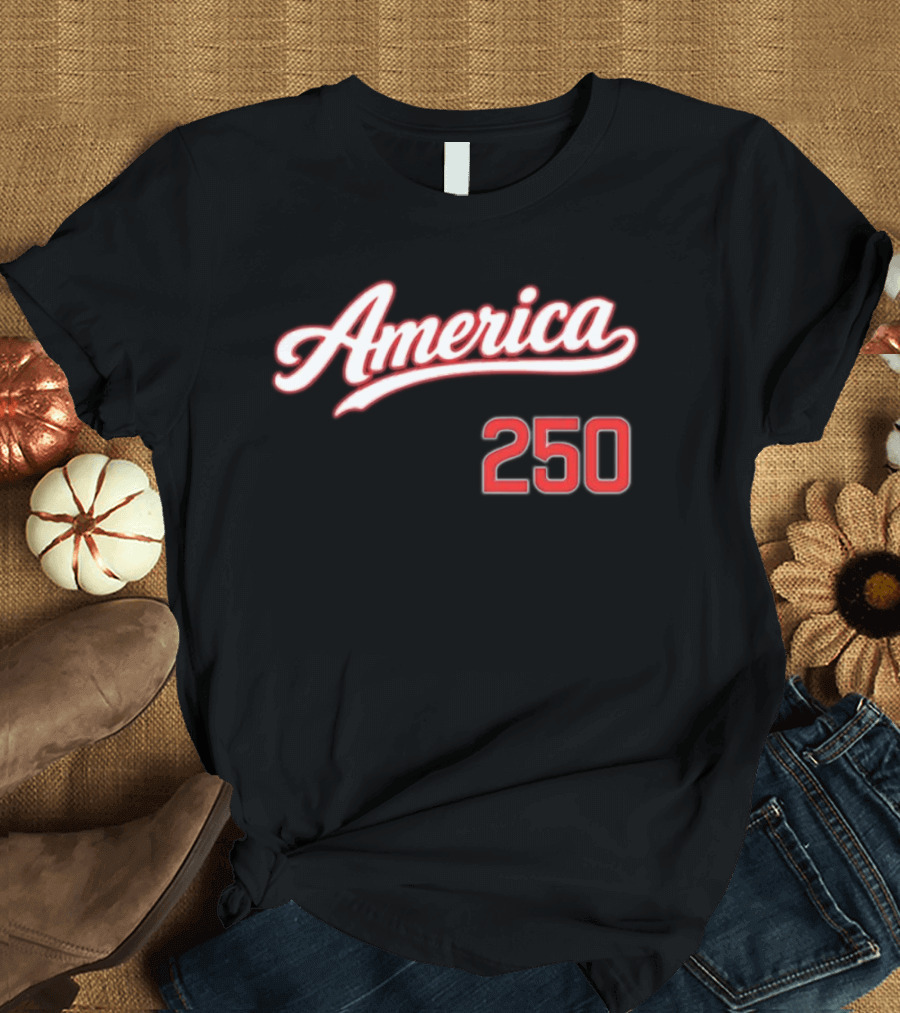 America 250 4th July Celebration Script T-Shirt