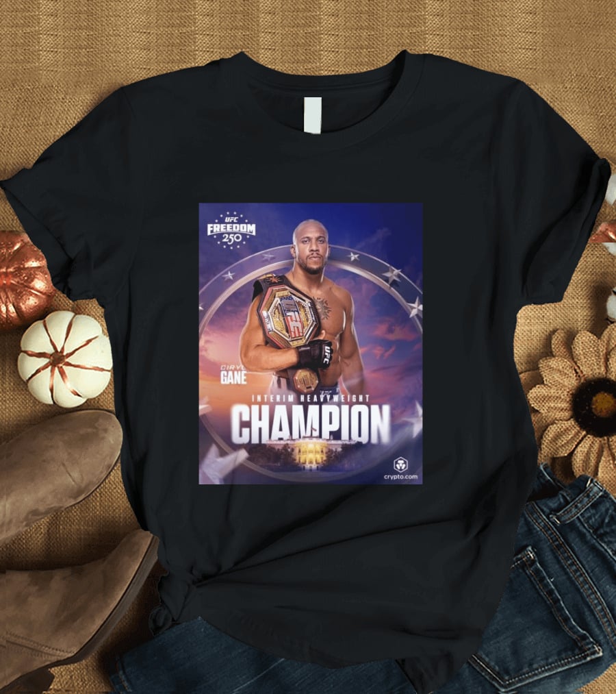 UFC Freedom 250 Ciryl Gane Interim Heavyweight Champion Crypto.com T-Shirt