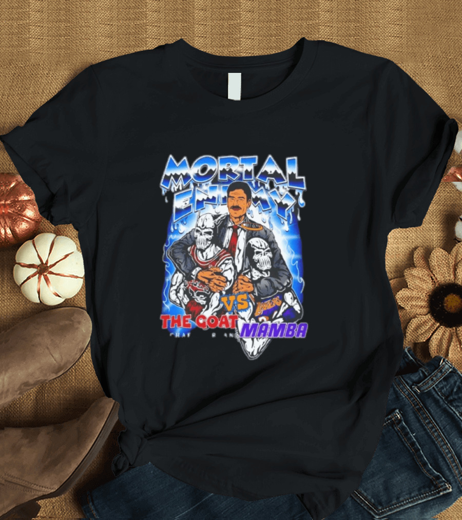 Mortal Enemy The GOAT Vs Mamba Michael Jordan Kobe Bryant Be Legendary T-Shirt