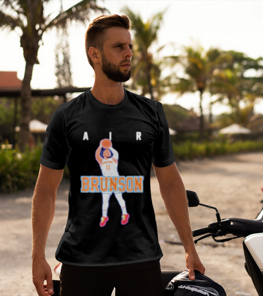 Jalen Brunson Air Brunson Knicks Basketball Jump Shot T-Shirt