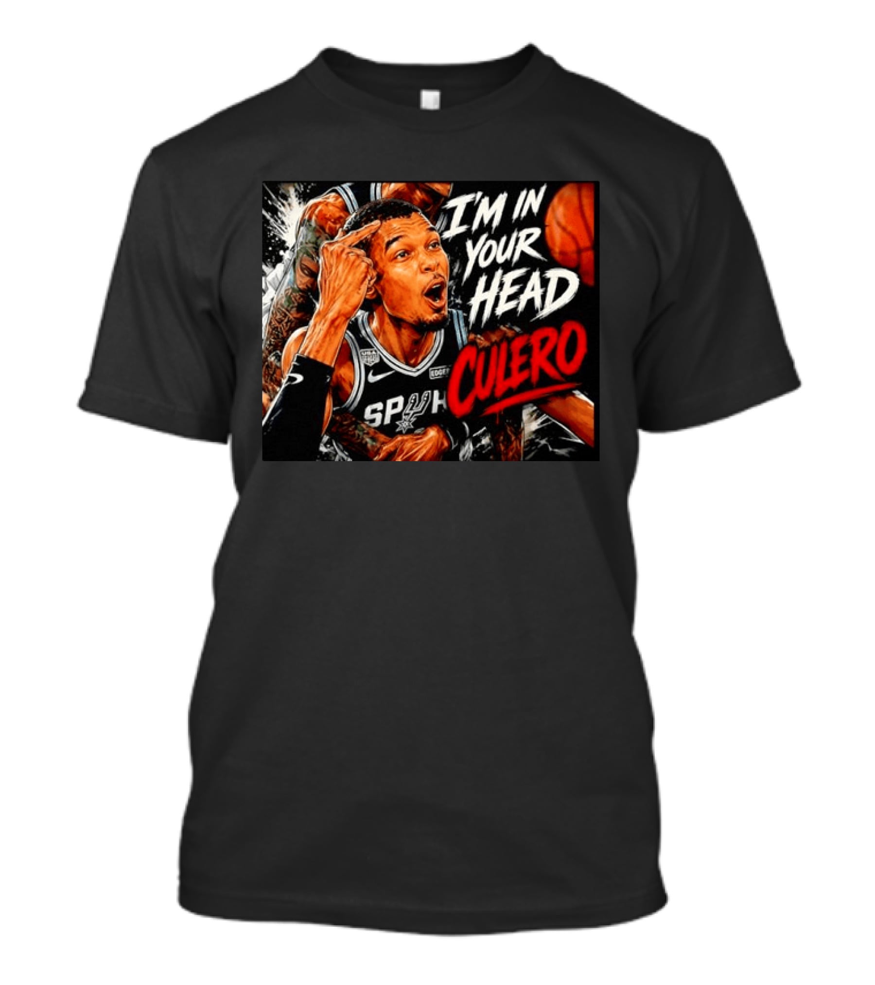 I'm In Your Head Culero Jeremy Sochan San Antonio Spurs NBA T-Shirt