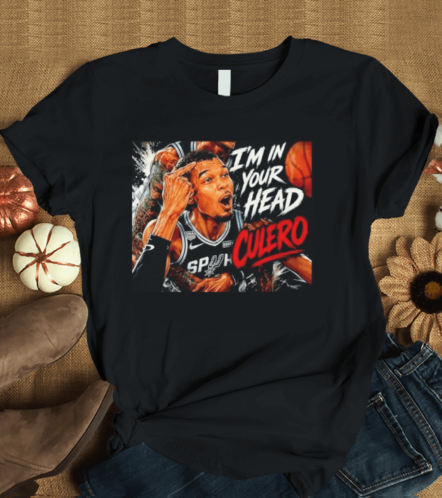 I'm In Your Head Culero Jeremy Sochan San Antonio Spurs NBA T-Shirt