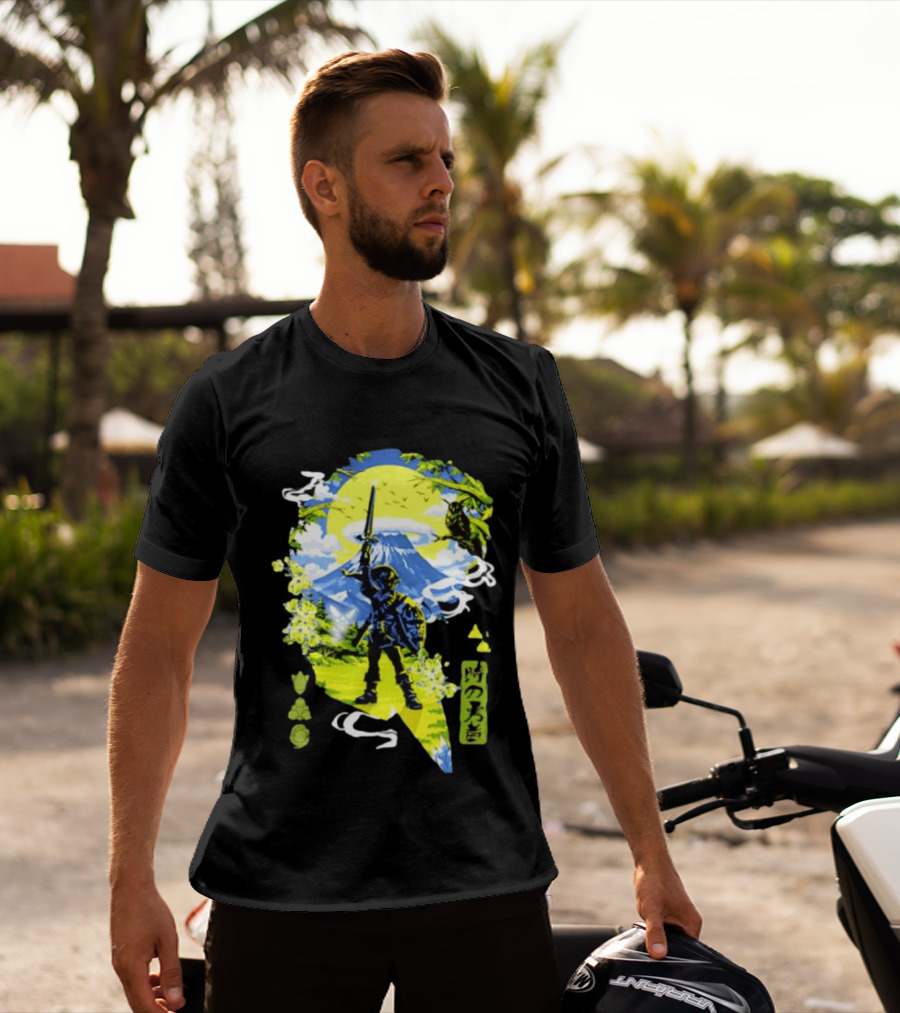 The Legend Of Zelda Link Hero Of Time Toki No Yusha Iconic Anime Style Adventure T-Shirt