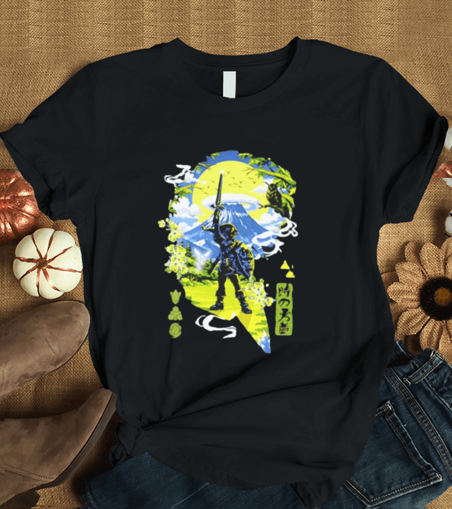 The Legend Of Zelda Link Hero Of Time Toki No Yusha Iconic Anime Style Adventure T-Shirt