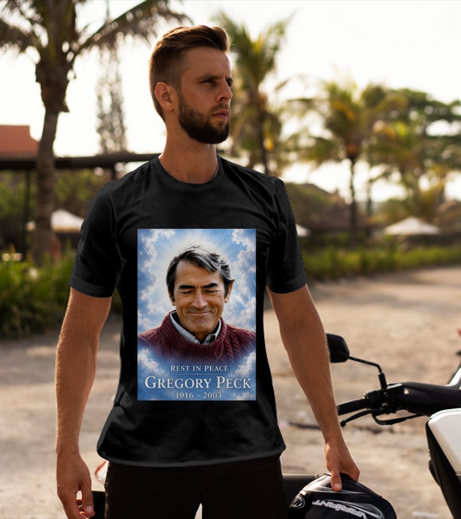 Rest In Peace Gregory Peck 1916 2003 Memorial T-Shirt