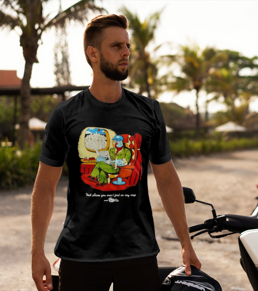 The Travel Agency Mile High Flyer Bird NY Visit Places You Won't Find On Any Map T-Shirt