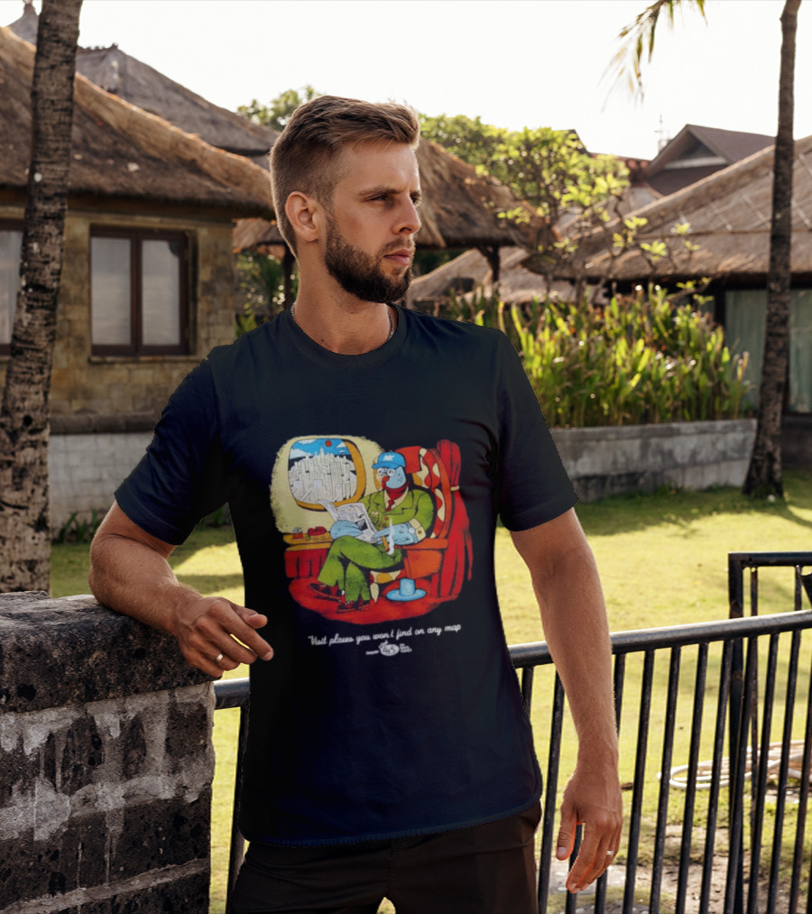 The Travel Agency Mile High Flyer Bird NY Visit Places You Won't Find On Any Map T-Shirt