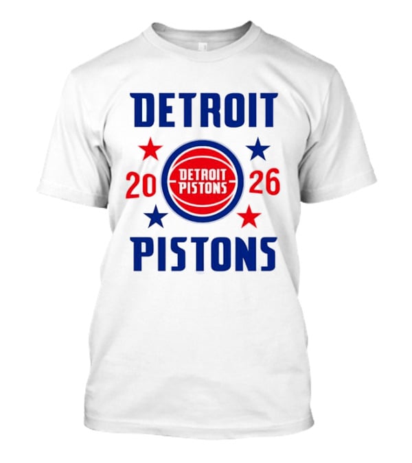 Detroit Pistons 2026 NBA Stars Team T-Shirt