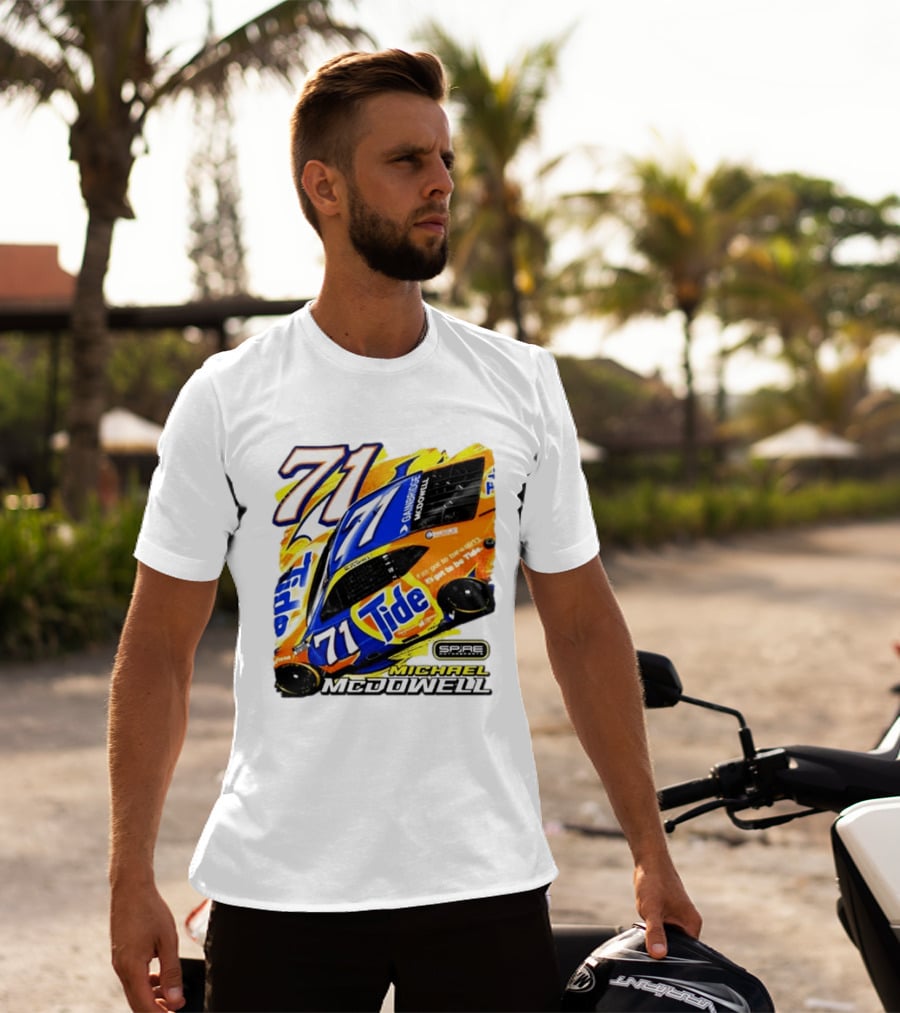 Michael McDowell Tide 71 NASCAR Racing Spire Motorsports Camry T-Shirt