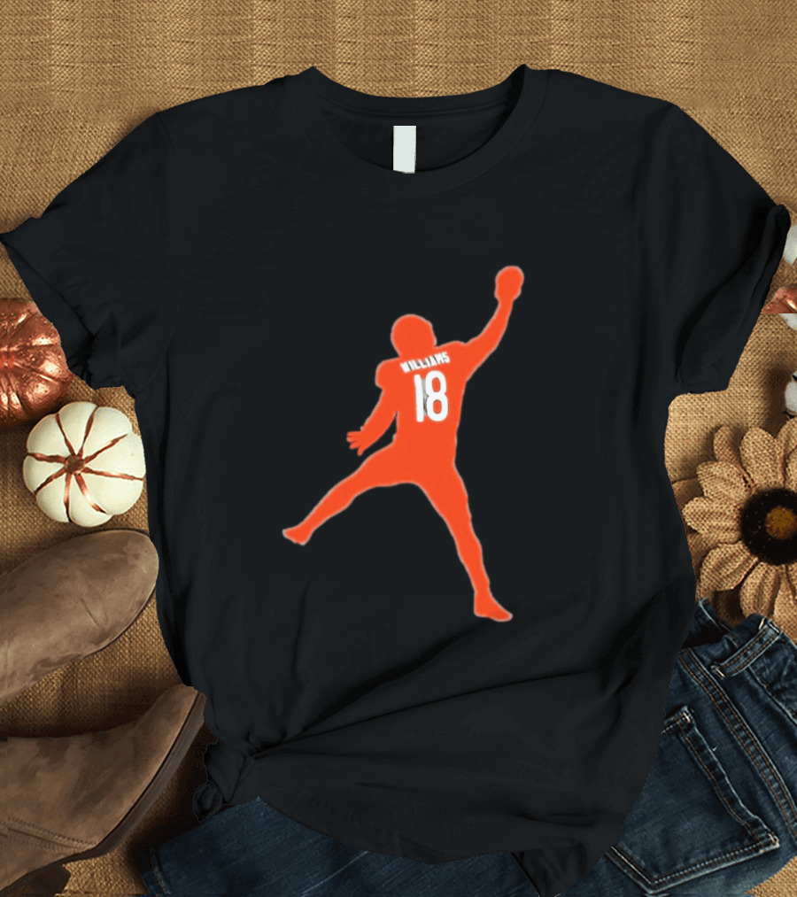 Chicago Bears Caleb Williams 18 Iceman Football Player T-Shirt