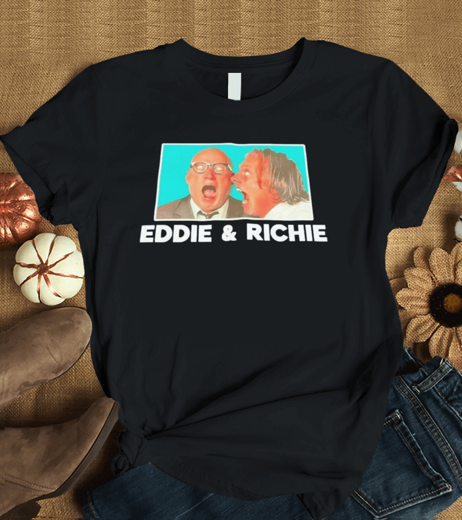 Eddie And Richie It's The Gas Man Classic Comedy Duo T-Shirt