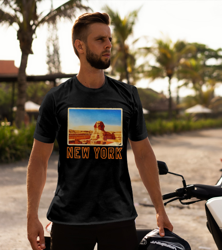 New York Humor Great Sphinx Of Giza Egypt Landmark T-Shirt