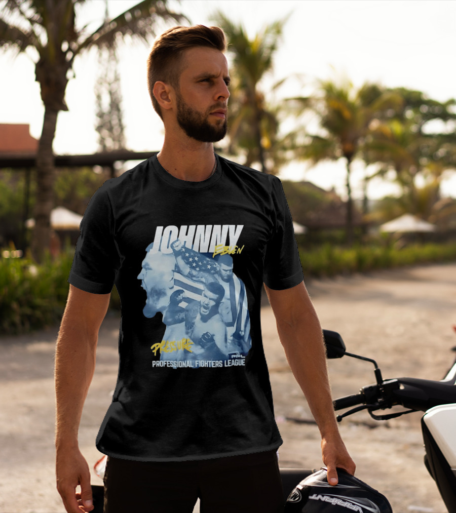 Johnny Eblen Pressure Professional Fighters League PFL American Flag T-Shirt