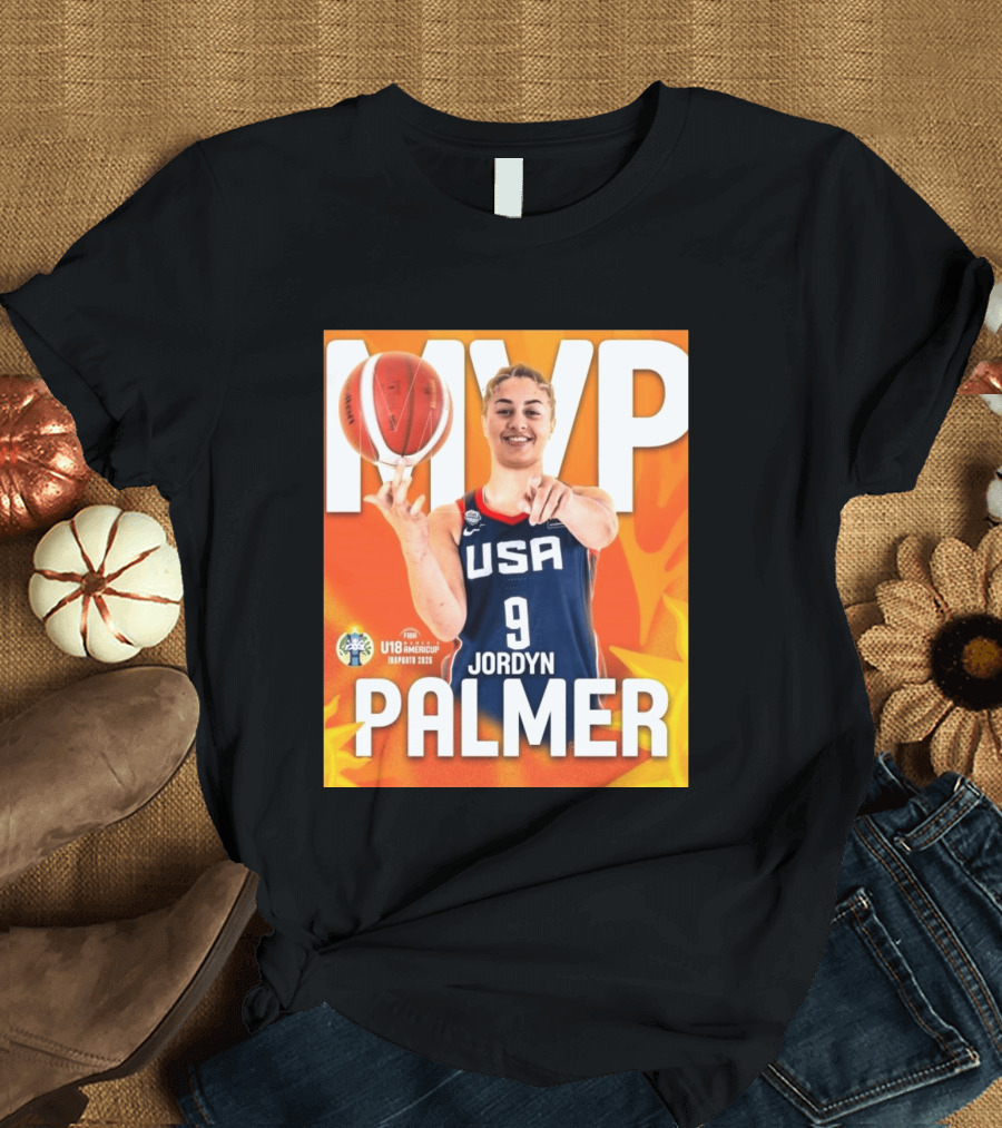 USA Basketball Jordyn Palmer MVP FIBA U18 Women's AmeriCup 2026 T-Shirt