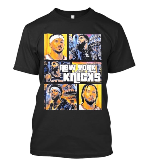 Josh Hart Karl Anthony Towns Mikal Bridges Julius Randle Jalen Brunson New York Knicks Yankee Stadium Madison Square Garden T-Shirt