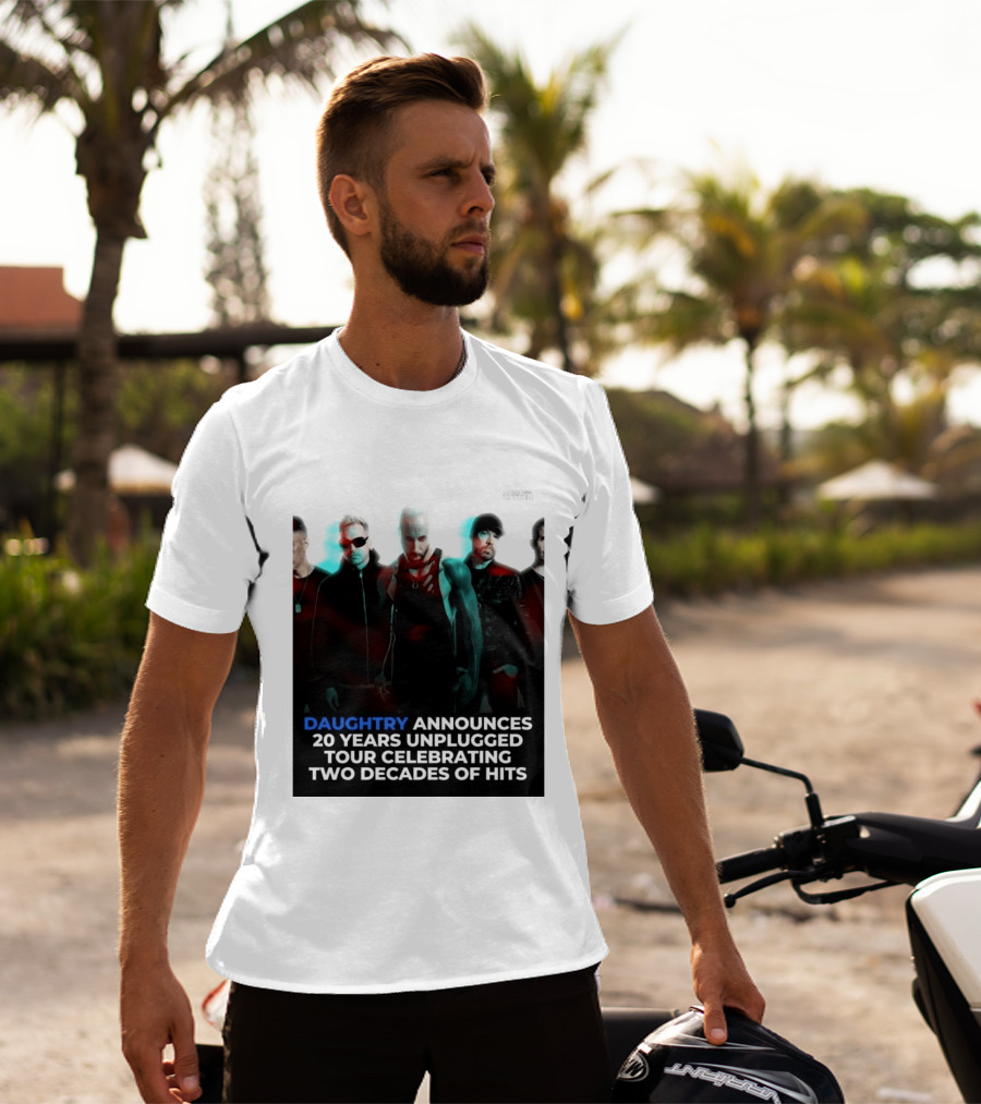 Daughtry Announces 20 Years Unplugged Tour Celebrating Two Decades Of Hits Music Mayhem T-Shirt
