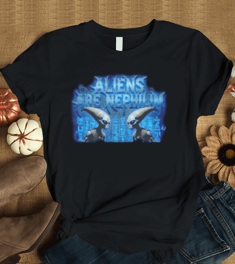 Aliens Are Nephilim Ancient Glyphs And Extraterrestrial Connection T-Shirt
