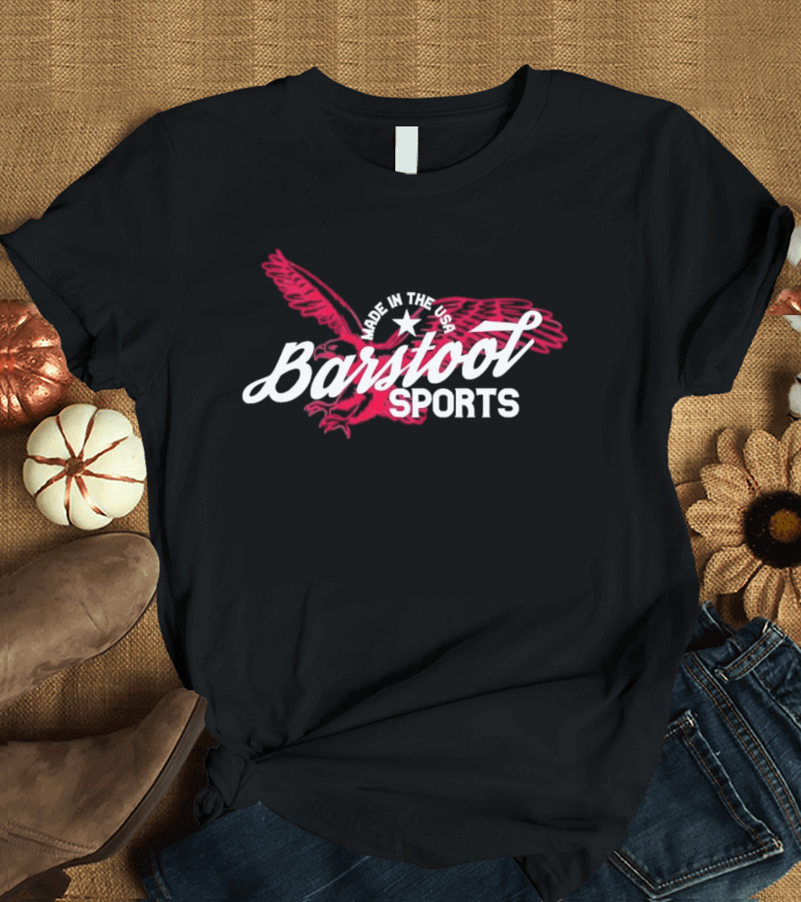 Barstool Sports Made In The USA Eagle T-Shirt