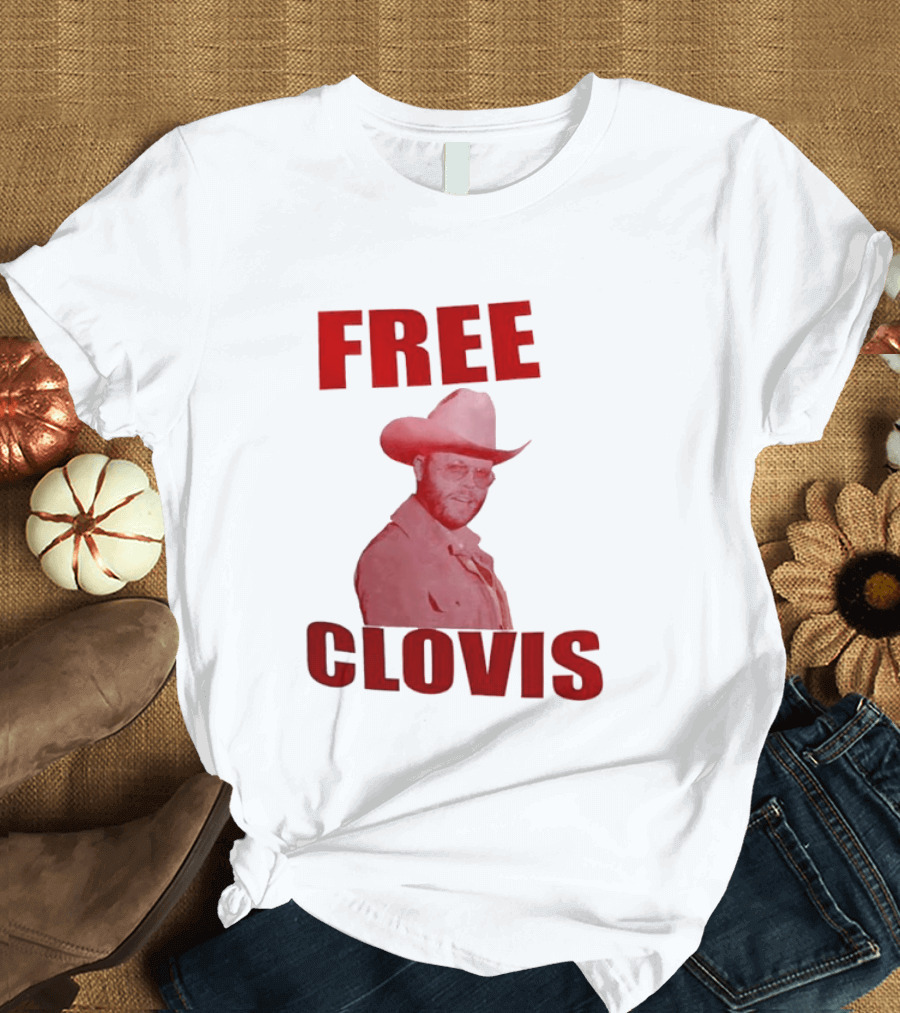 Charley Crockett Free Clovis Cowboy Style Texas Country Music T-Shirt