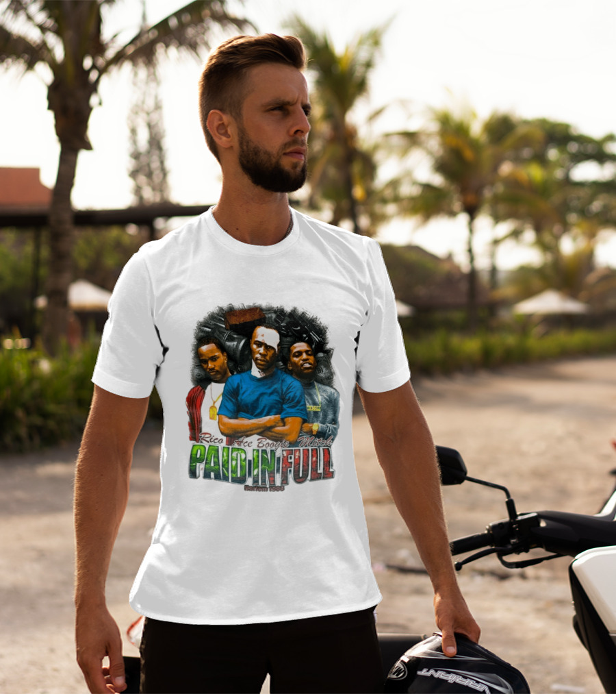 Rico Ace Boogie Mitch Paid In Full Harlem 1986 Iconic Movie T-Shirt