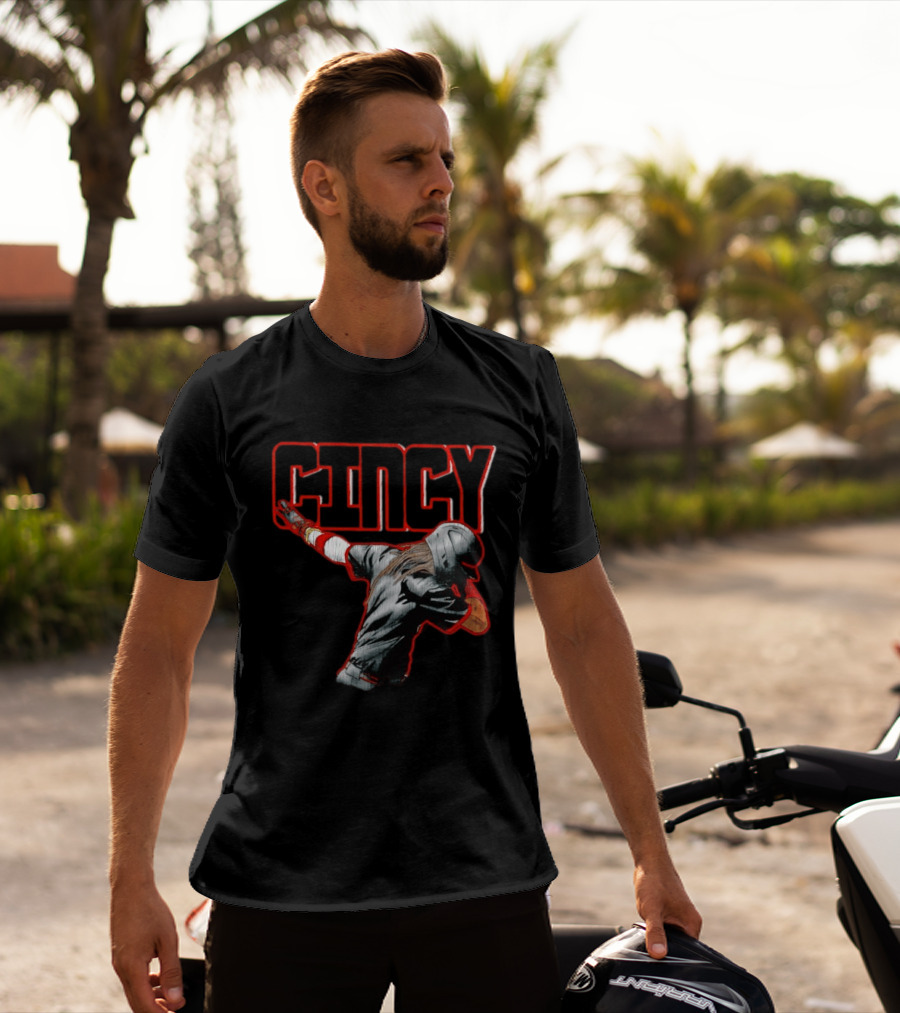 Elly De La Cruz Cincinnati Reds Cincy Dab MLB T-Shirt