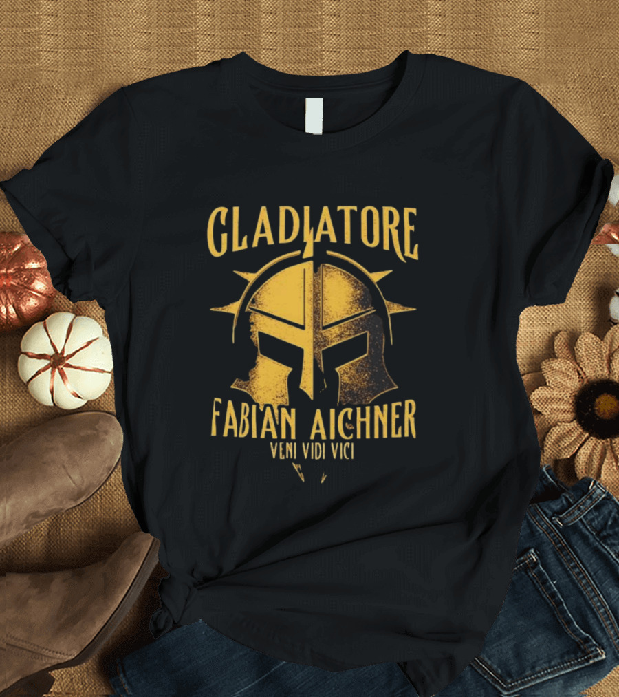 Gladiatore Fabian Aichner Veni Vidi Vici Wrestlers Helmet T-Shirt