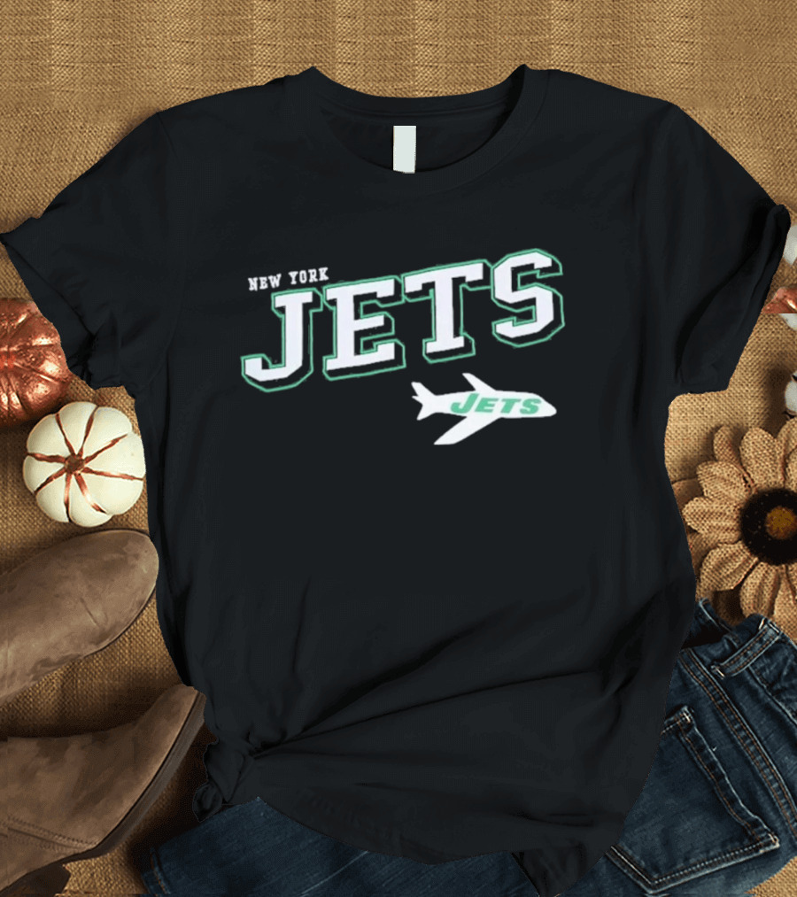 New York Jets Team Spirit Black T-Shirt