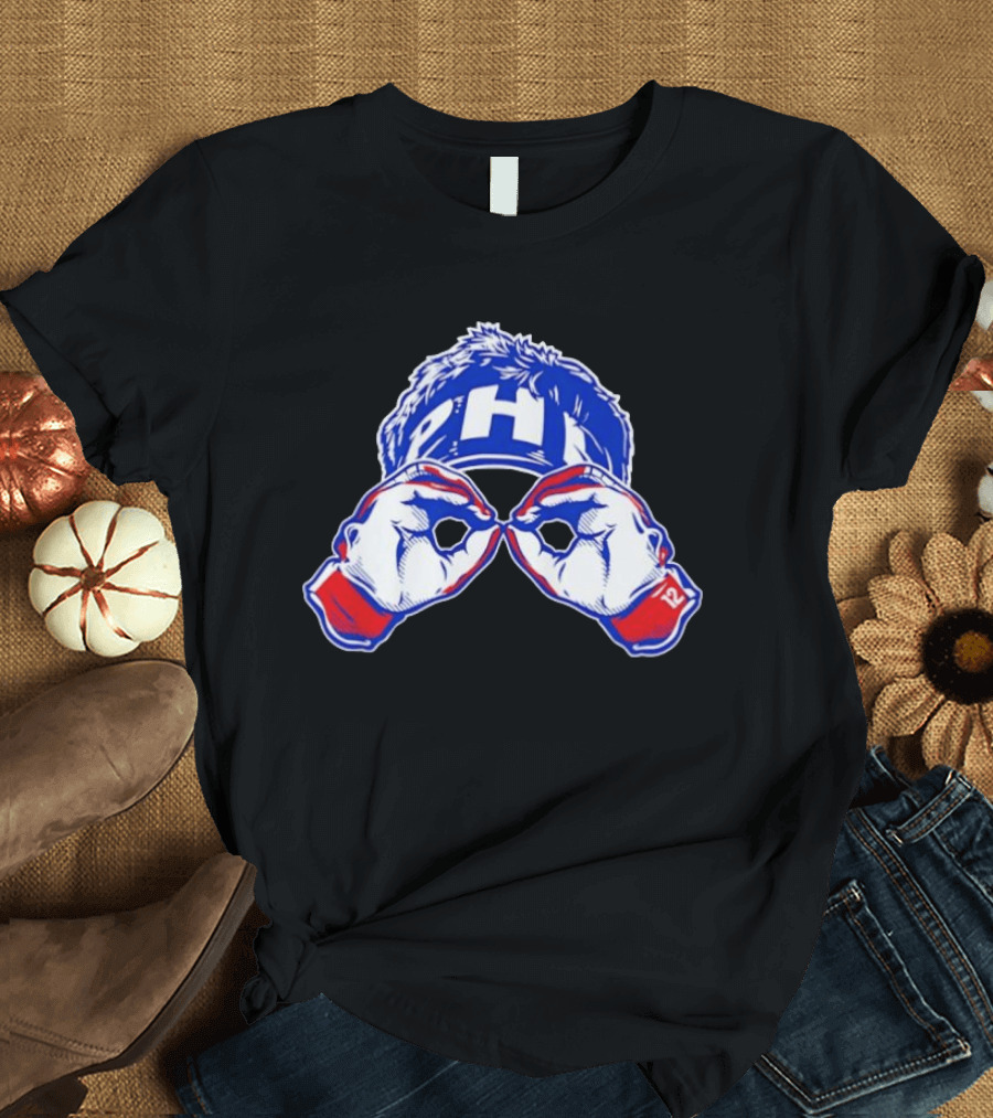 Nick Saban Philadelphia Eagles Hand Sign PHI 12 Gloves T-Shirt