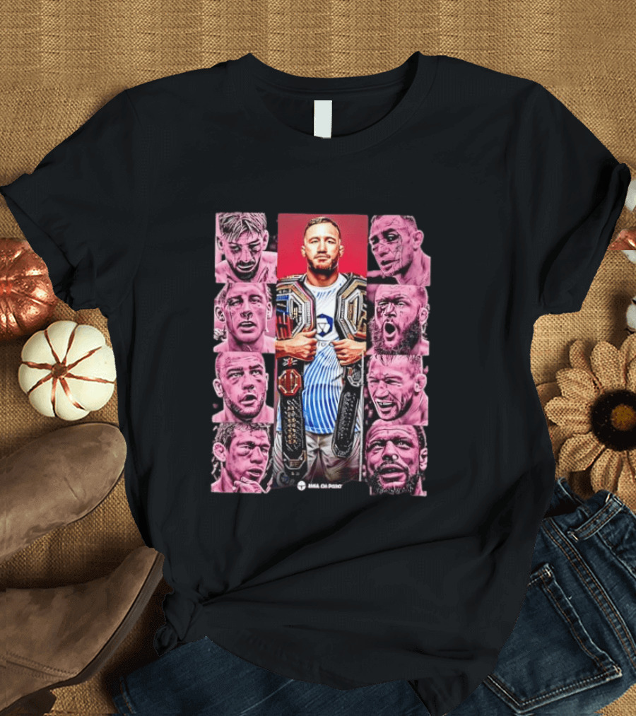 Justin Gaethje MMA On Point UFC Champion T-Shirt