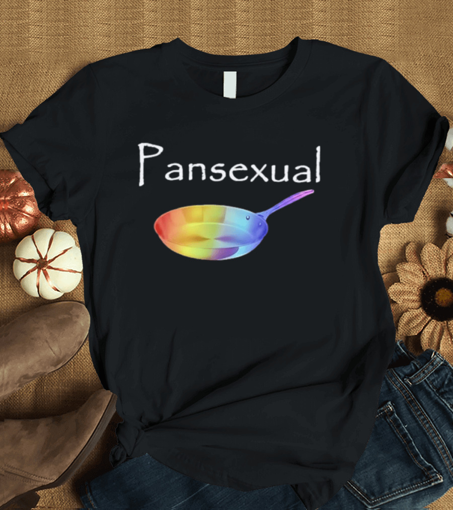 Pansexual Pan Rainbow Pride LGBTQIA Equality Colorful Identity Fun T-Shirt