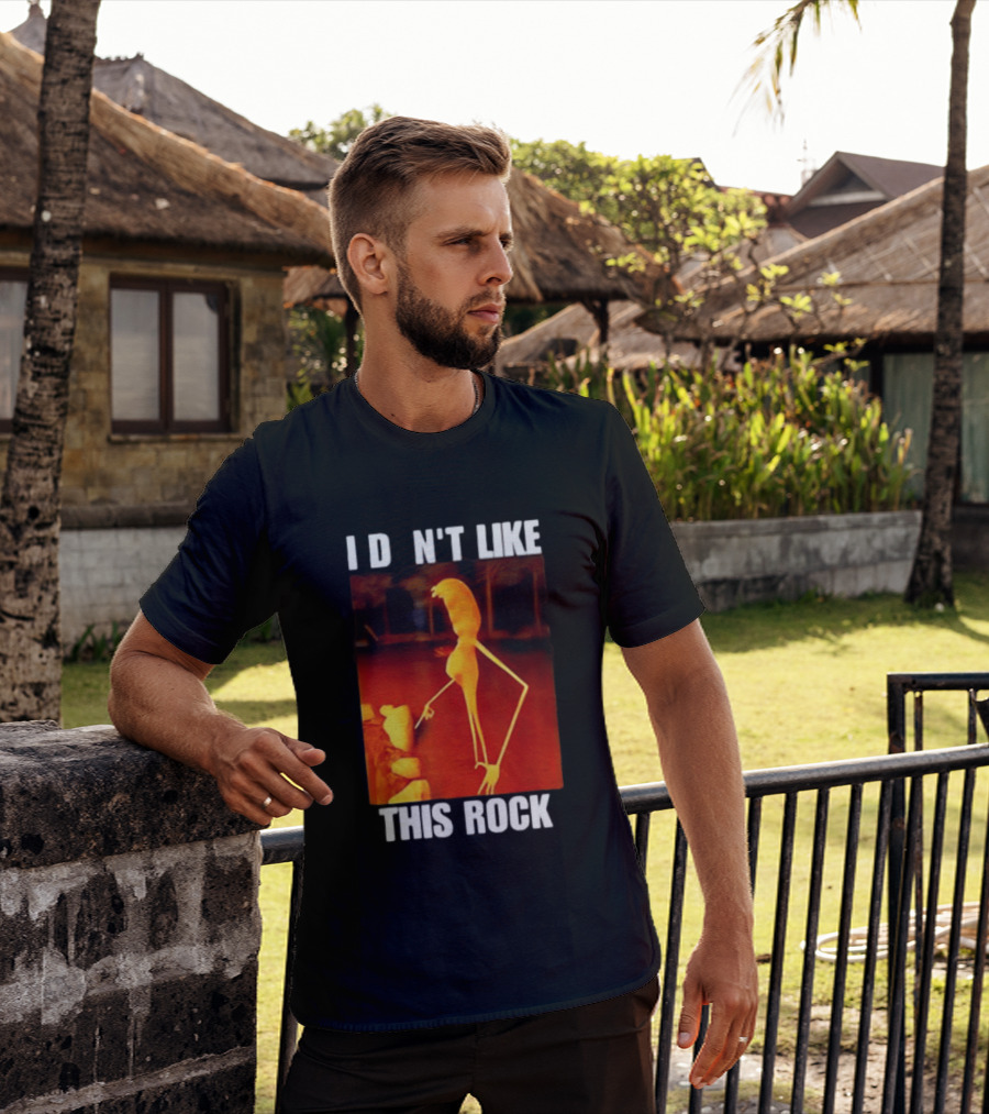 Salad Fingers I Don't Like This Rock Surreal Horror Meme T-Shirt