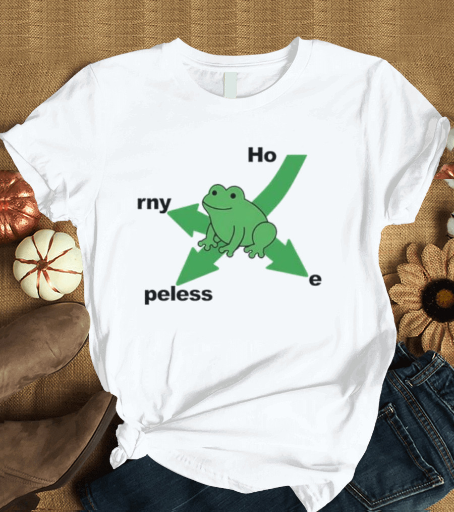Ho Rn Y Peless Frog Directional E T-Shirt