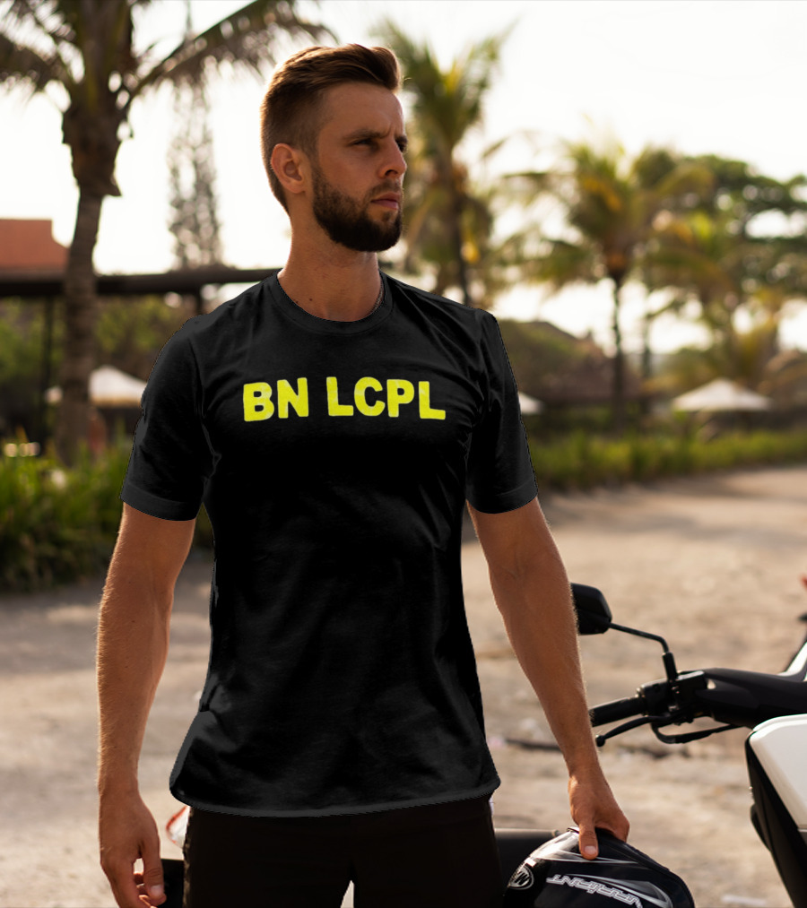 BN LCPL Bold Yellow Block Letters T-Shirt