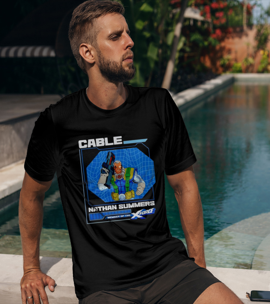 Cable Nathan Summers Member Of The X Force Marvel Comics T-Shirt