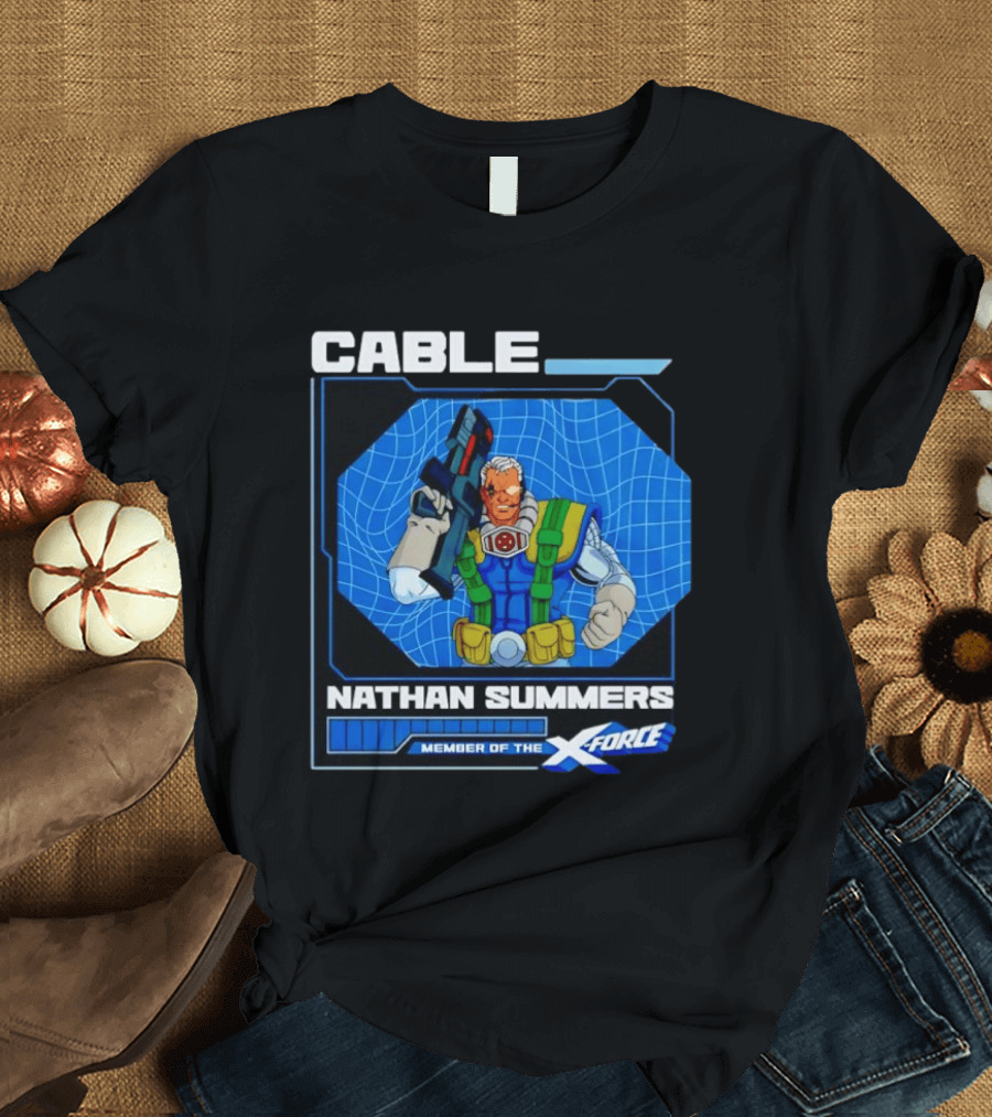 Cable Nathan Summers Member Of The X Force Marvel Comics T-Shirt