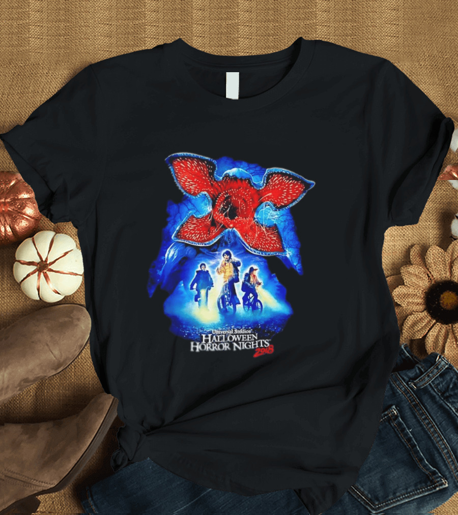 Demogorgon Stranger Things Universal Studios Halloween Horror Nights 2018 T-Shirt