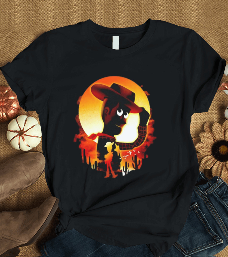 Sheriff Woody Pixar Toy Story Sunset Cowboy T-Shirt