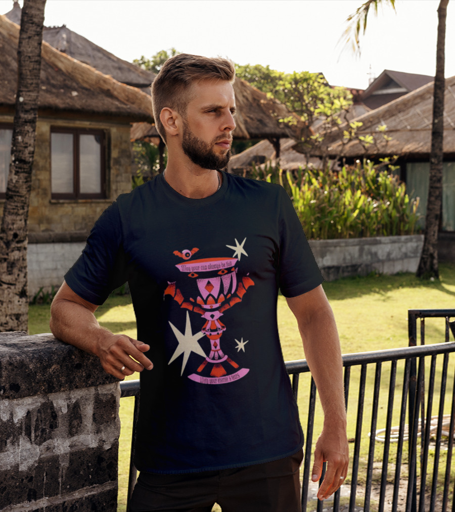 May Your Cup Always Be Full With Your Enemies Tears Goth Witchcraft Occult T-Shirt