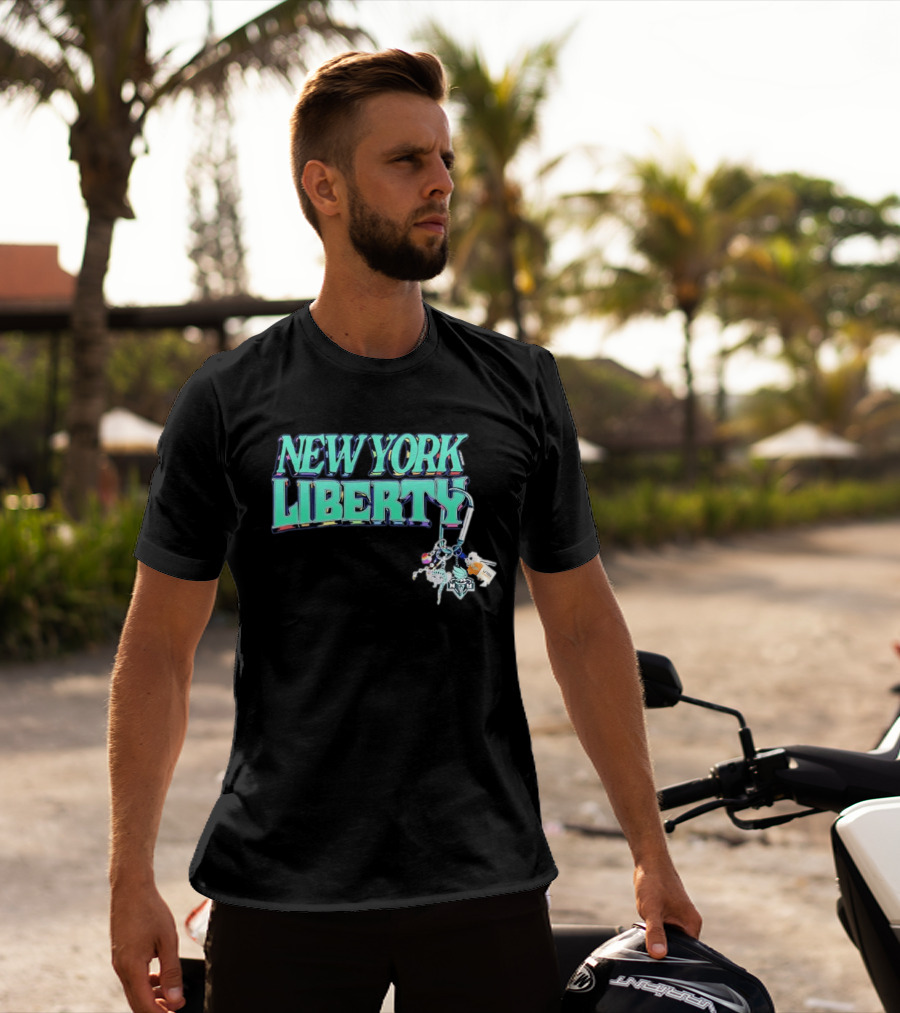 New York Liberty Carabiner Pride Keychain Accessories T-Shirt