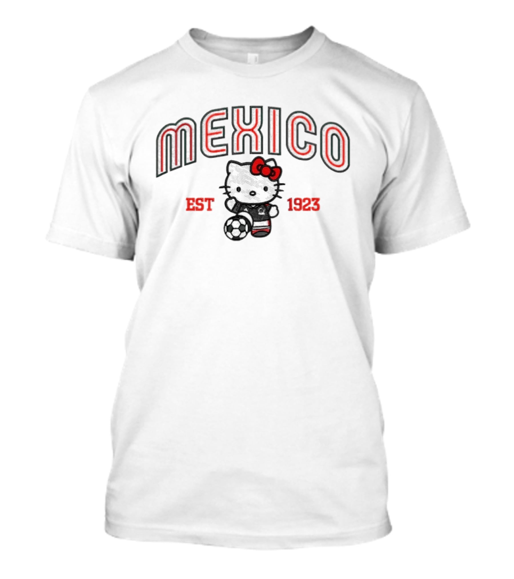 Mexico Est 1923 Hello Kitty Football Team T-Shirt