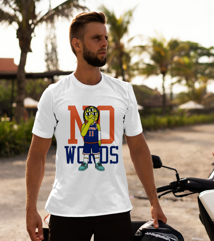 Jalen Brunson New York Knicks No Words Three Eyed Cartoon T-Shirt