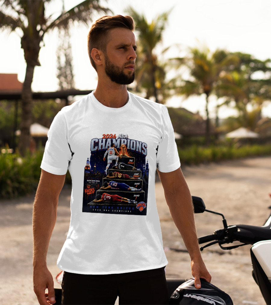2026 NBA Champions New York Knicks Jalen Brunson Road To Glory T-Shirt